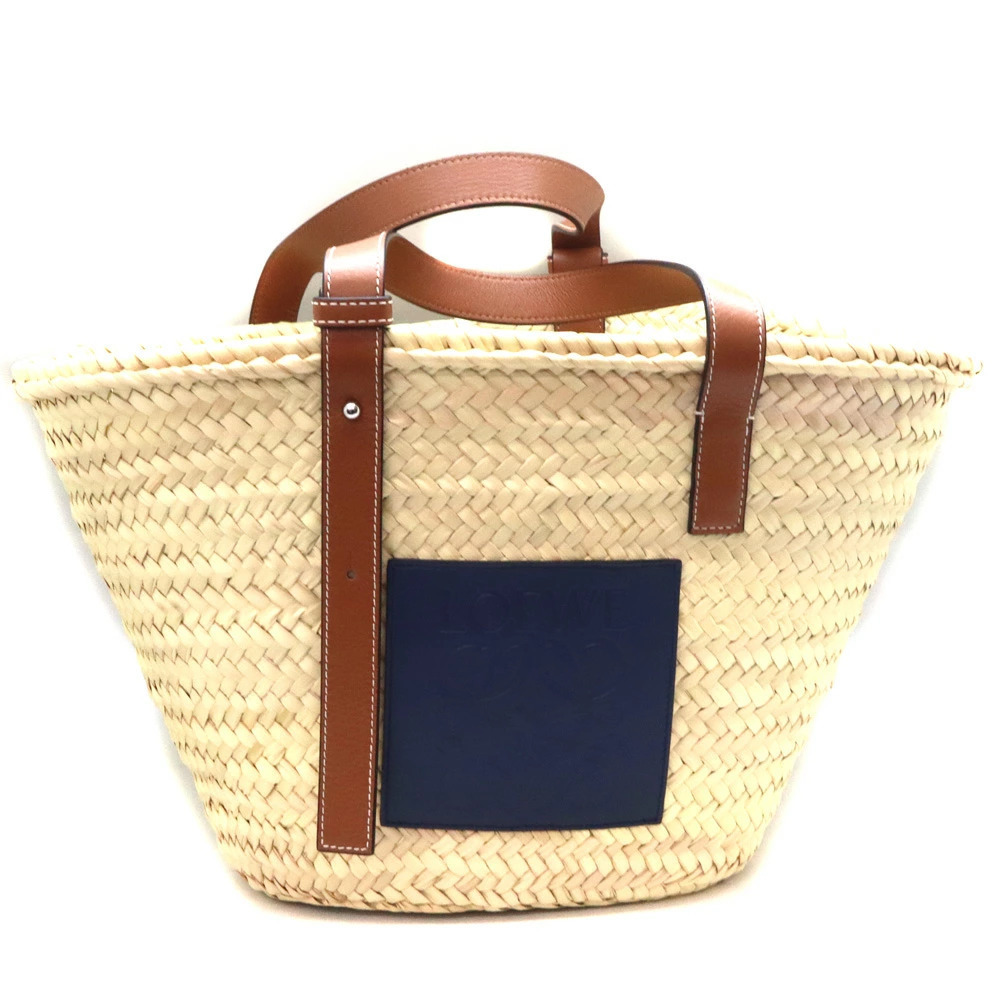 Loewe Straw Tan bag raffia basket handbag